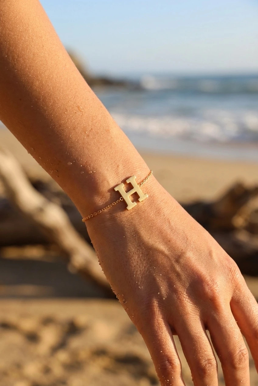 Grossiste Bijoux Mystères - Bracelet en forme de lettre H