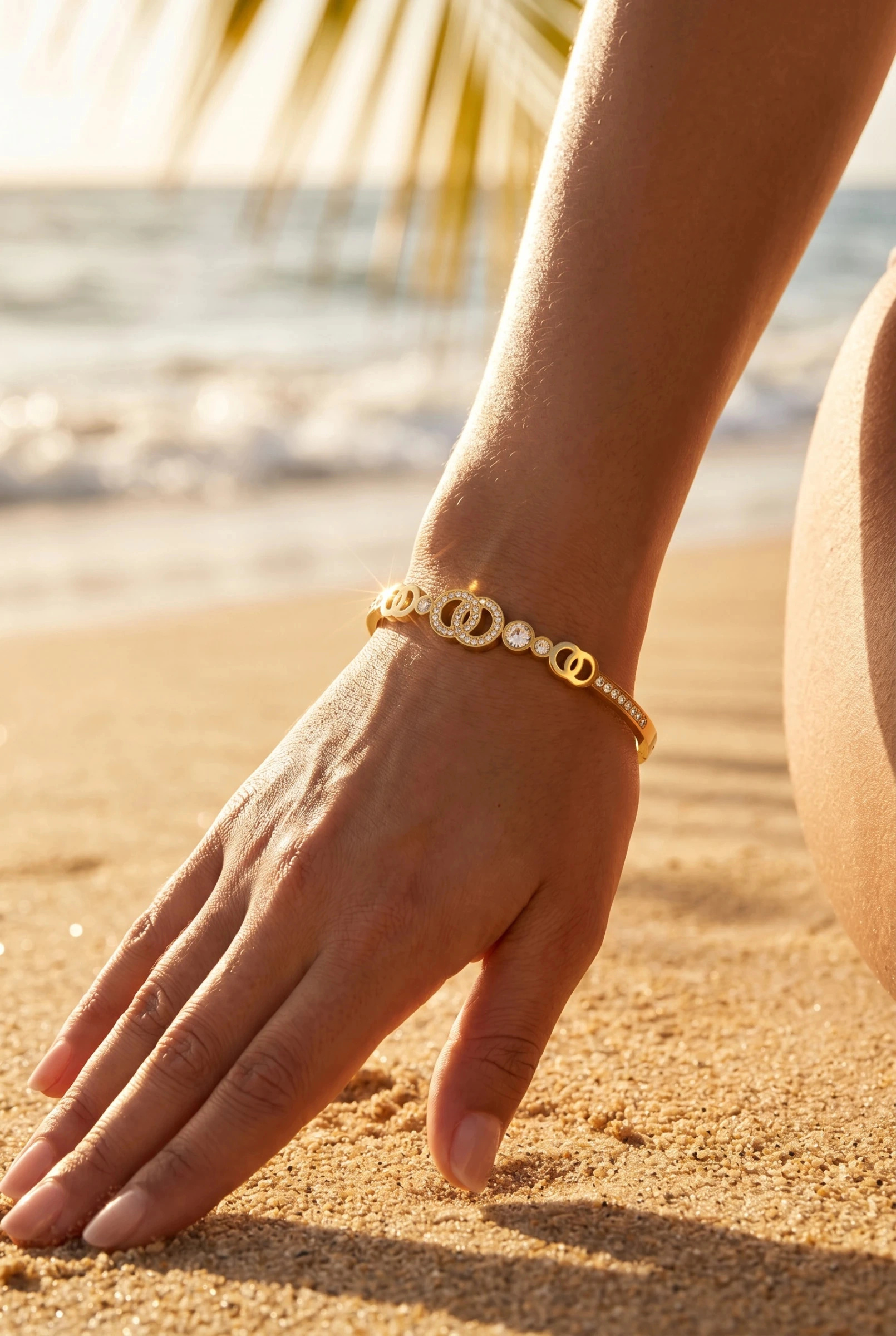 Mayorista Bijoux Mystères - Pulsera rígida de acero inoxidable