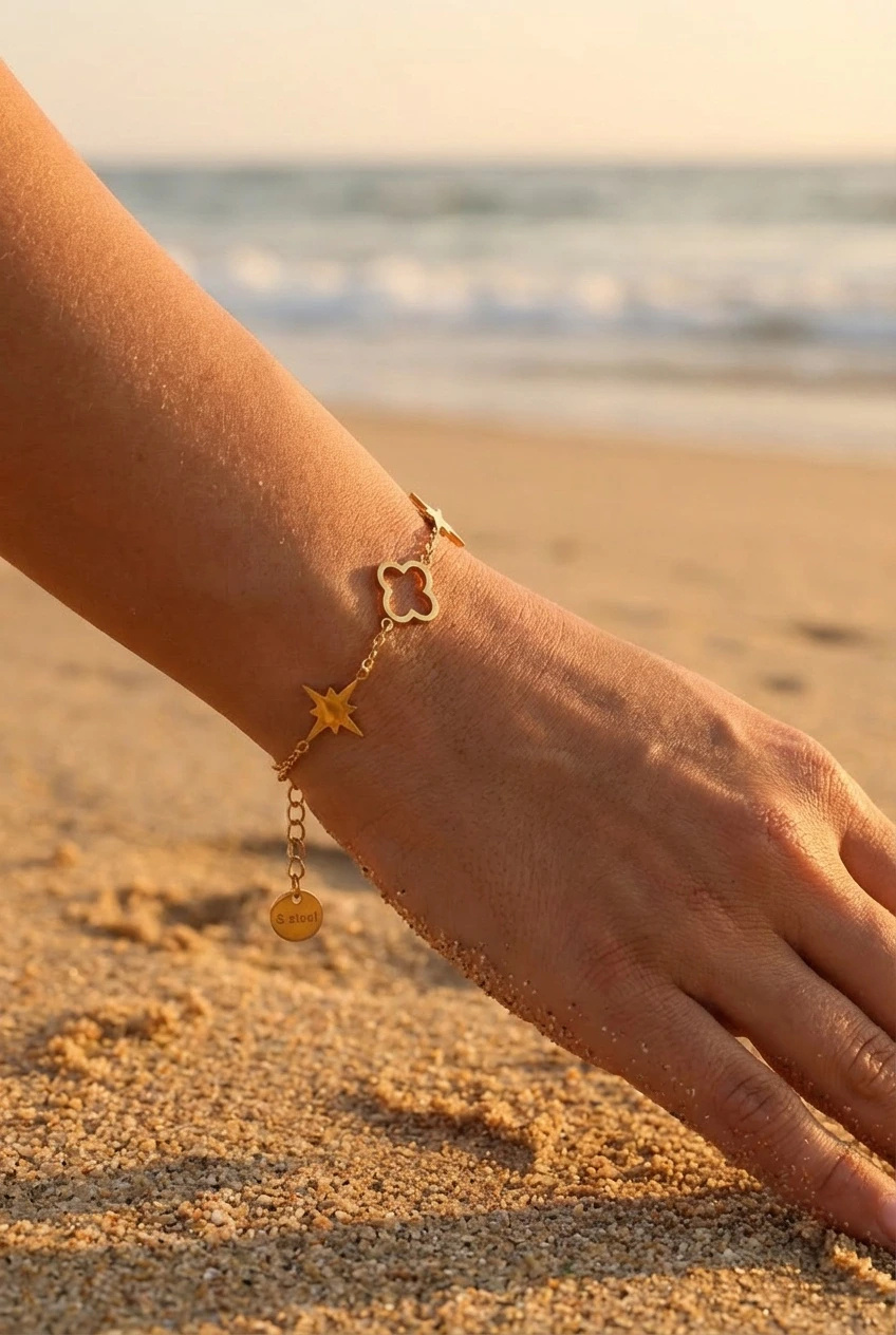 Mayorista Bijoux Mystères - Pulsera de acero inoxidable