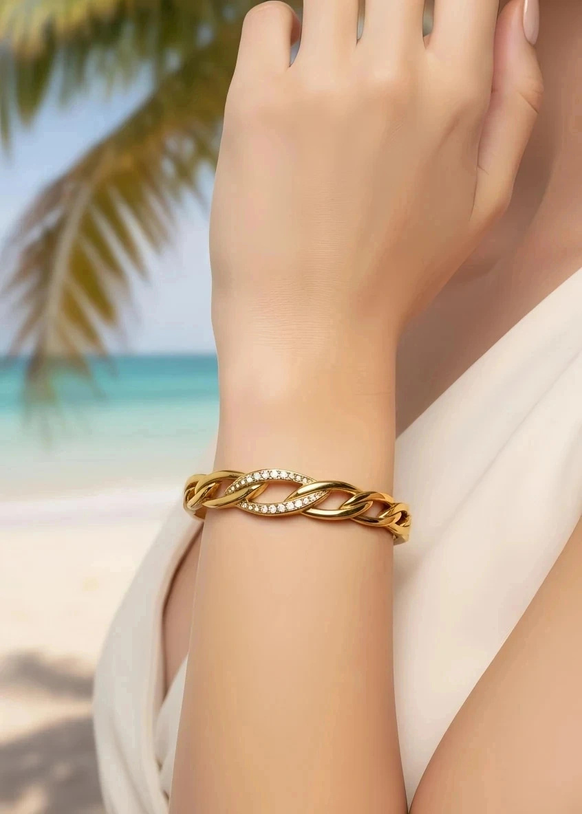 Großhändler Bijoux Mystères - Edelstahlstangenarmband