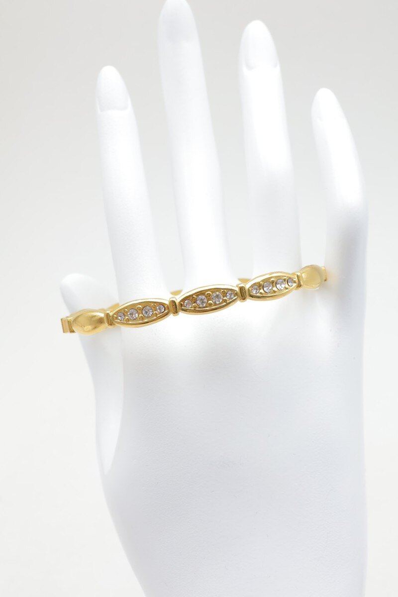 Mayorista Bijoux Mystères - Brazalete rígido de acero inoxidable