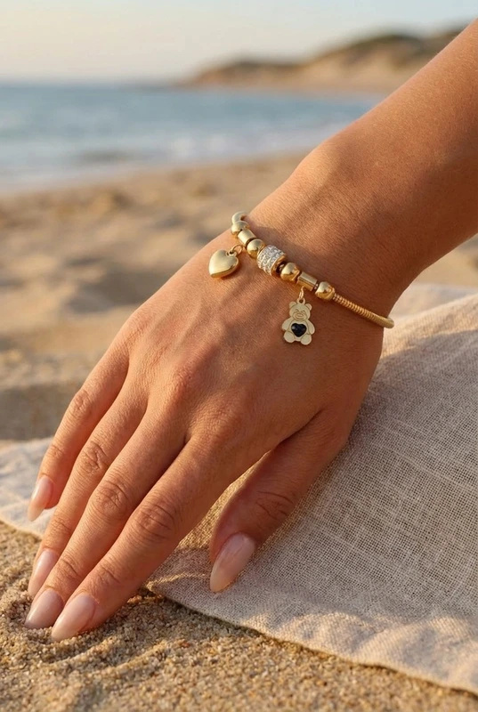 Mayorista Bijoux Mystères - Brazalete de barra de acero inoxidable