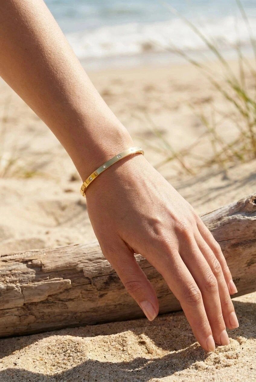 Grossista Bijoux Mystères - Bracciale rigido in acciaio inossidabile