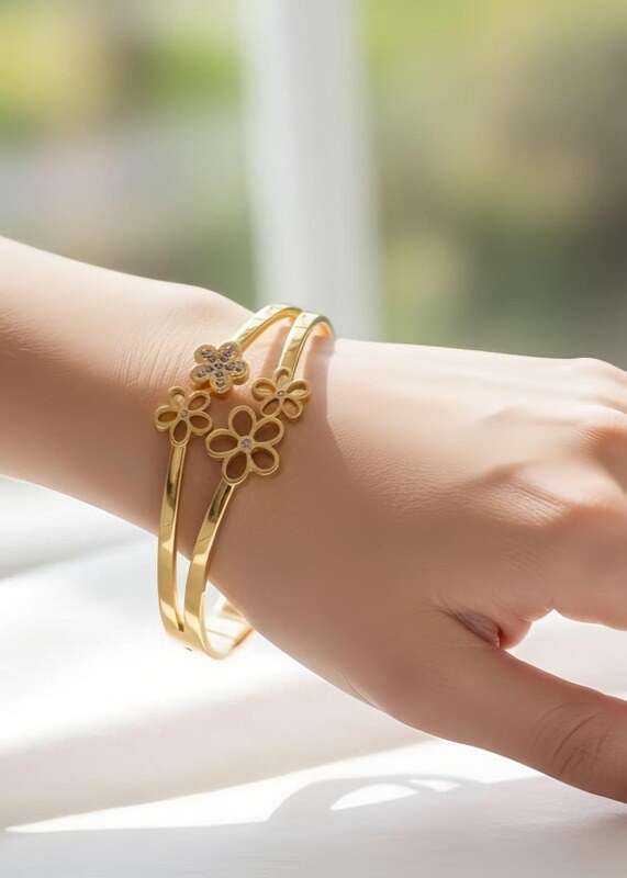 Wholesaler Bijoux Mystères - Stainless steel bangle bracelet
