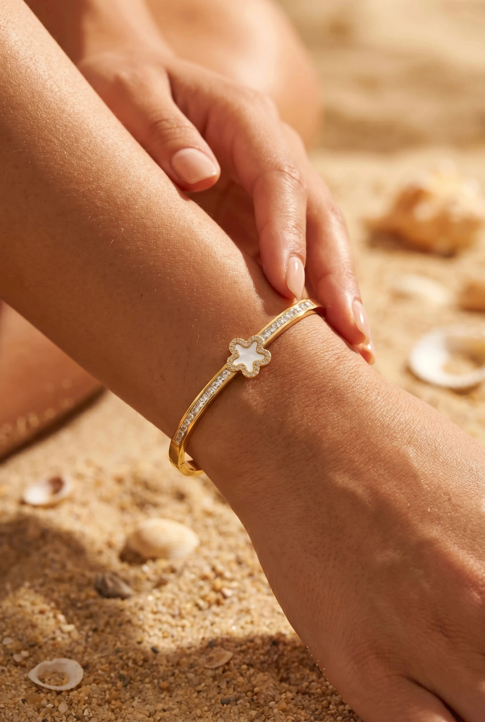 Mayorista Bijoux Mystères - Pulsera rígida de acero inoxidable