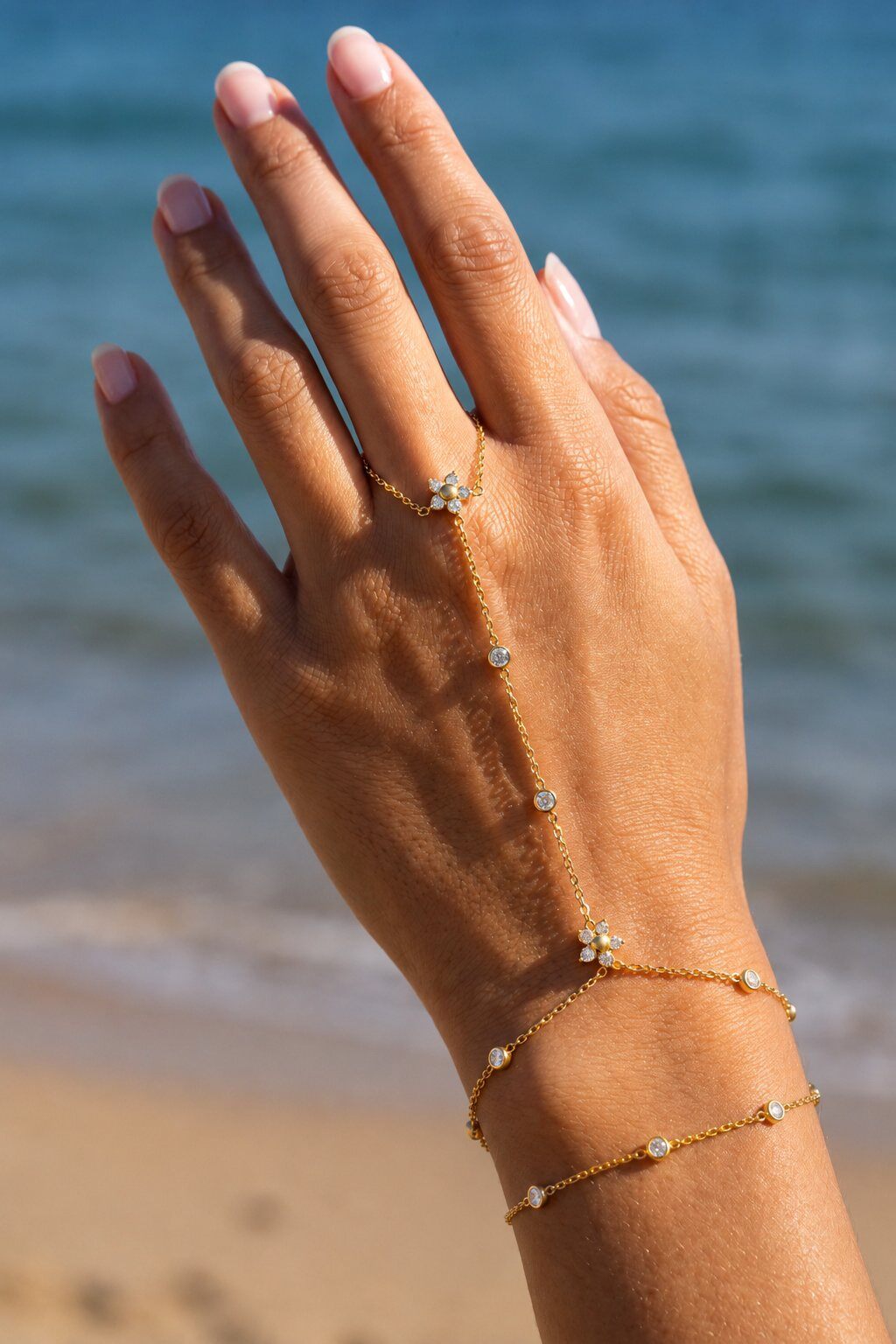 Mayorista Bijoux Mystères - Cadena de mano de acero inoxidable