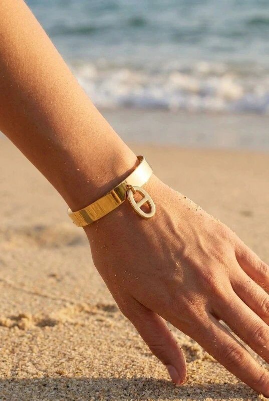 Grossista Bijoux Mystères - Bracciale rigido in acciaio inossidabile