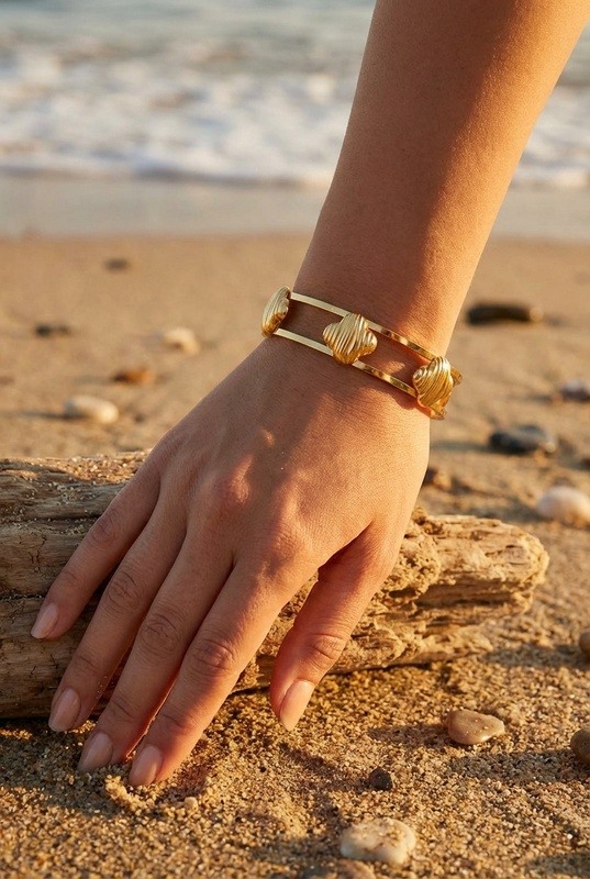 Wholesaler Bijoux Mystères - Stainless steel bangle bracelet