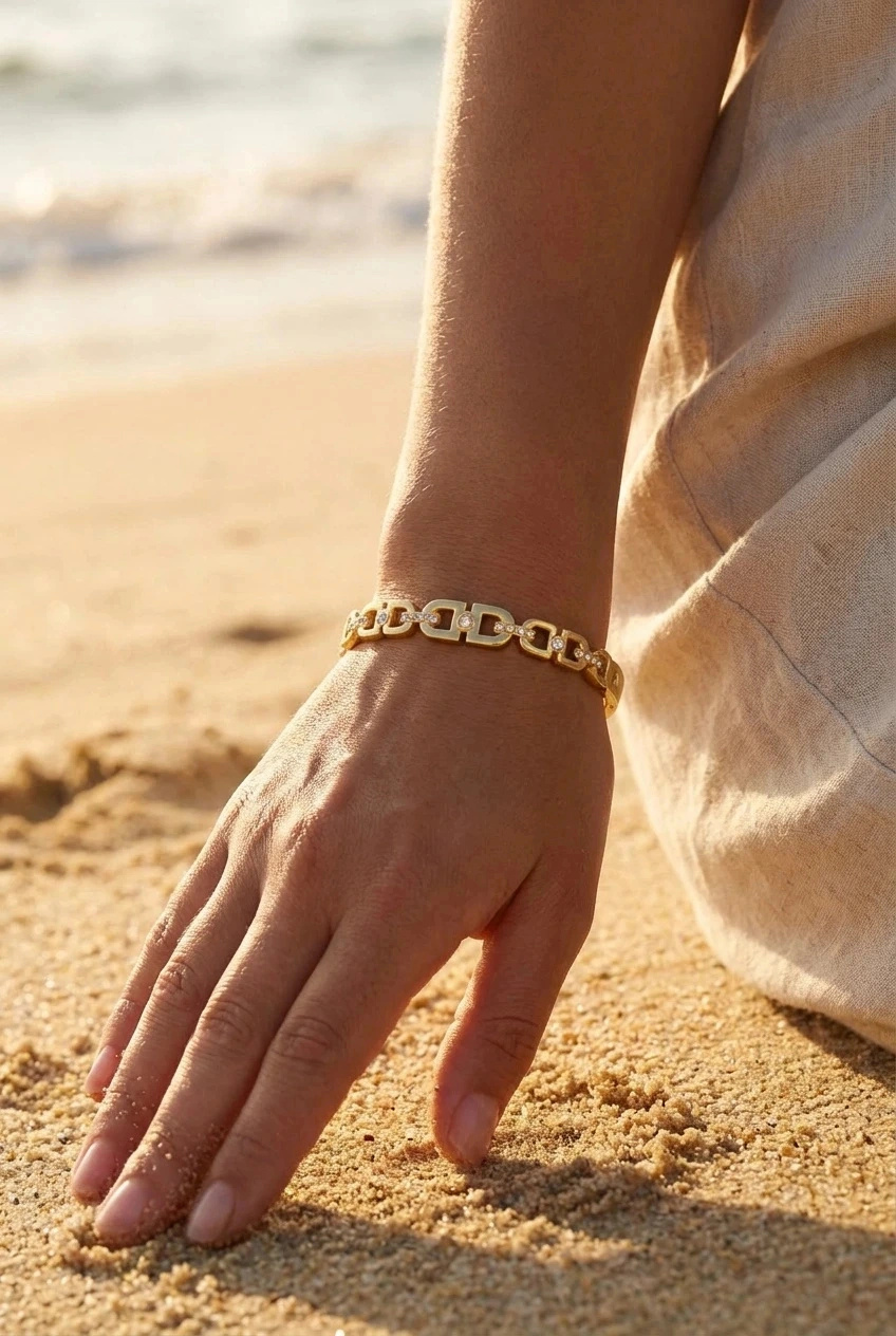 Grossiste Bijoux Mystères - Bracelet jonc en acier inoxydable