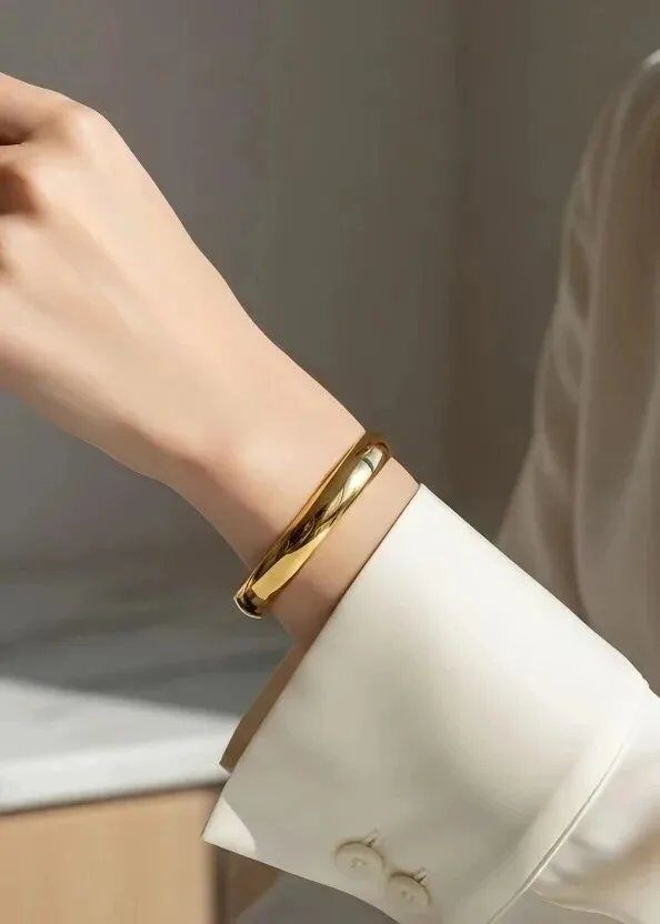 Grossista Bijoux Mystères - Bracciale bangle in acciaio inossidabile