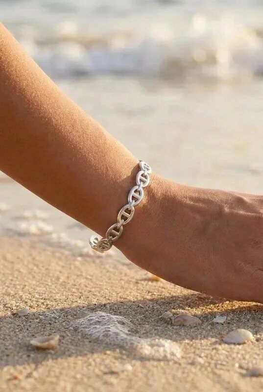 Großhändler Bijoux Mystères - Armreif aus Edelstahl