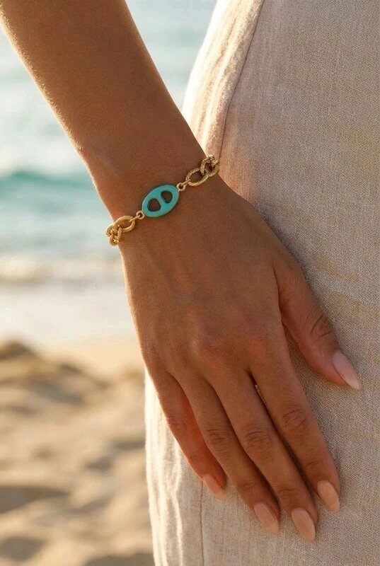 Mayorista Bijoux Mystères - Brazalete de acero inoxidable