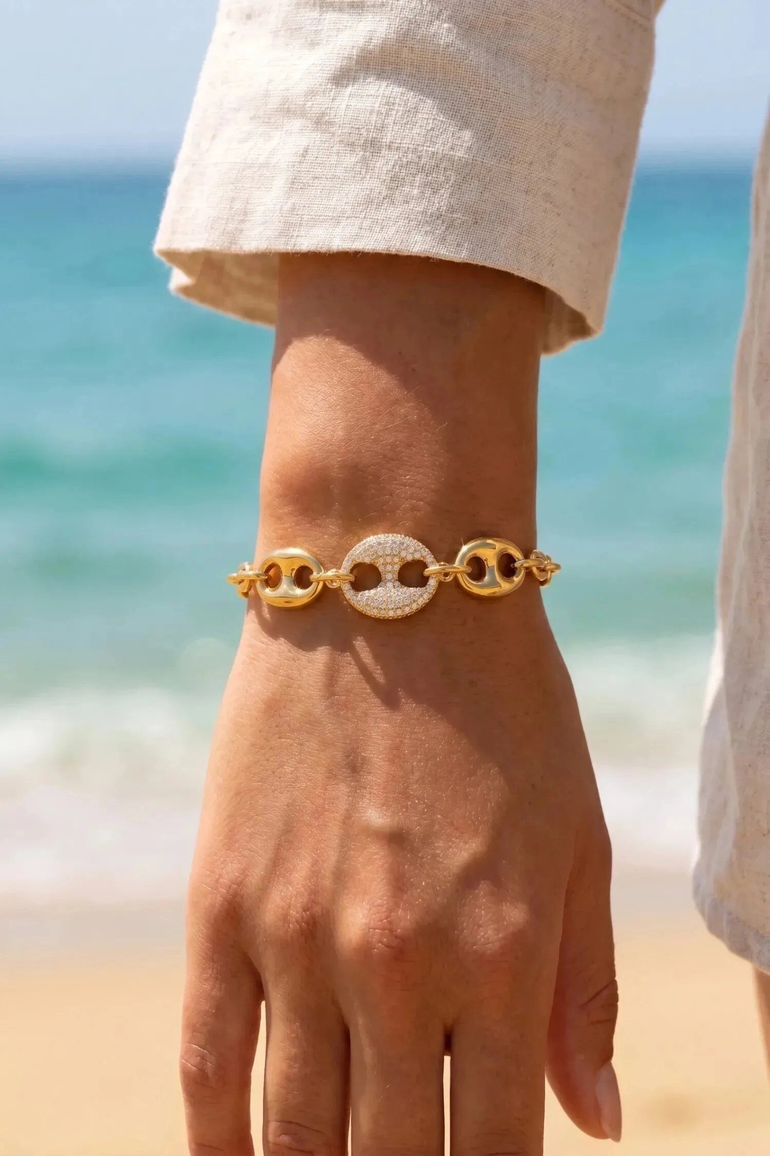 Mayorista Bijoux Mystères - Pulsera de acero inoxidable