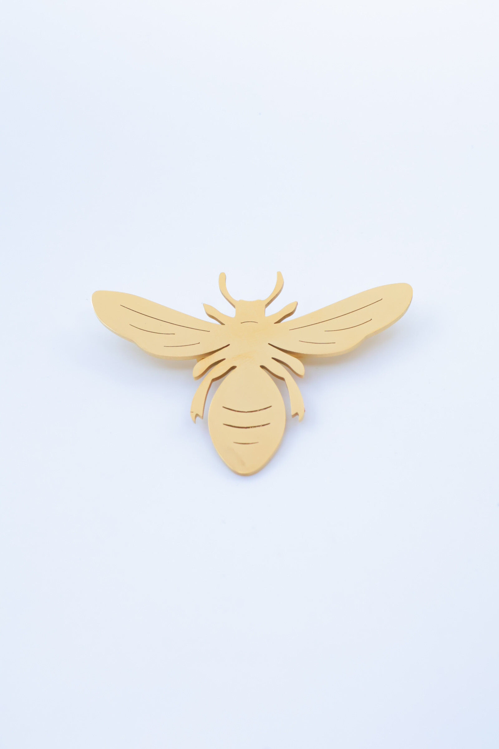 Grossiste Bijoux Mystères - Broche abeille en acier inoxydable