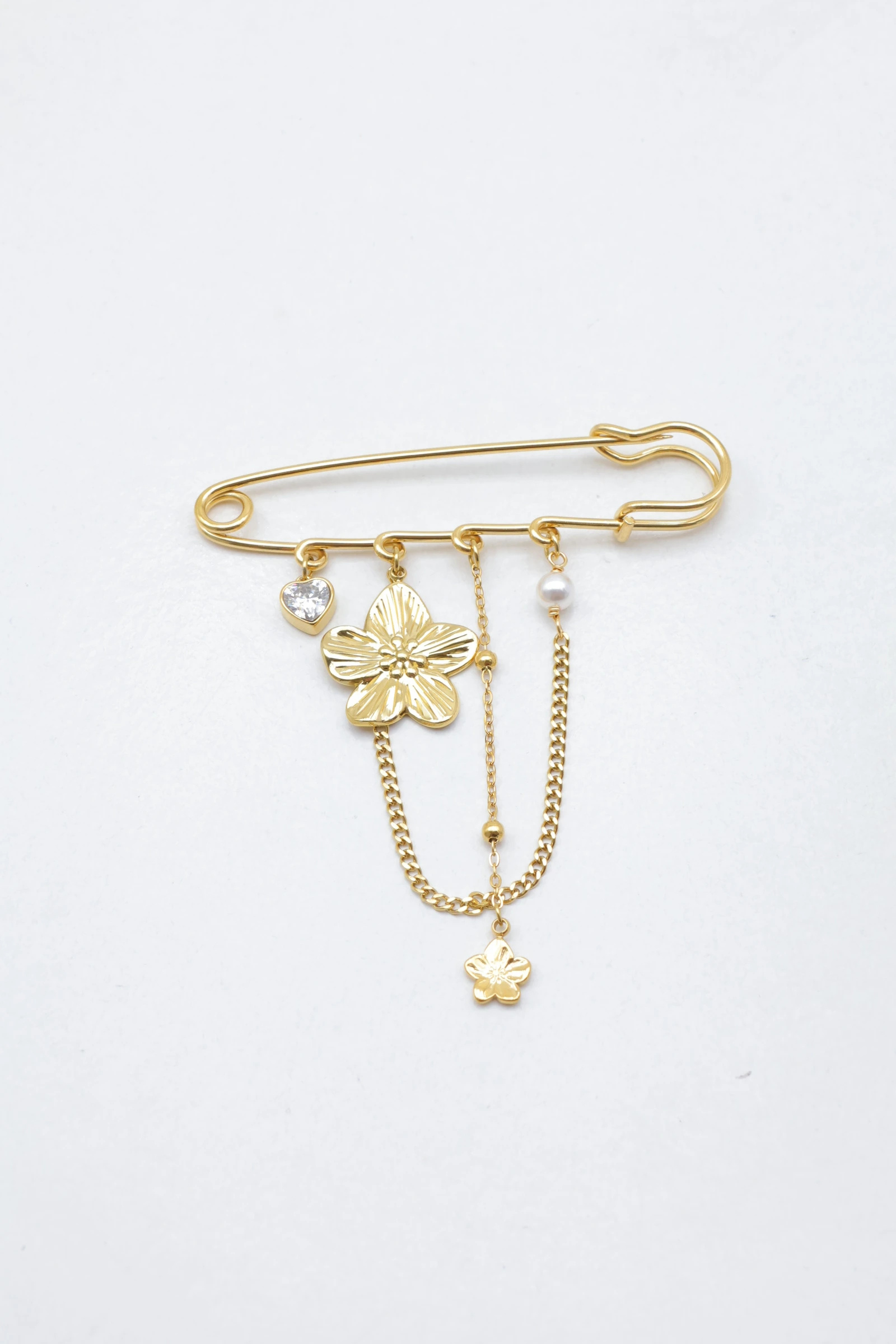 Mayorista Bijoux Mystères - Broche de acero inoxidable