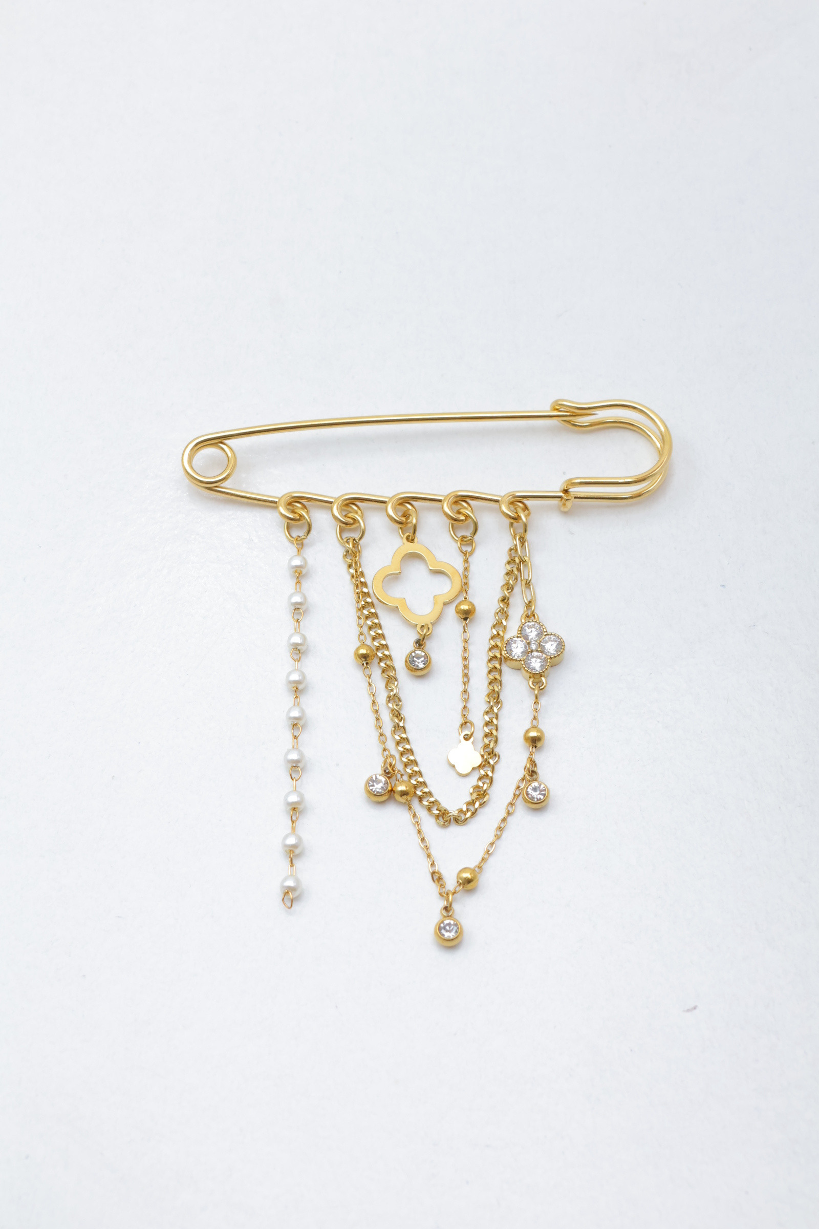 Grossiste Bijoux Mystères - Broche en acier inoxydable