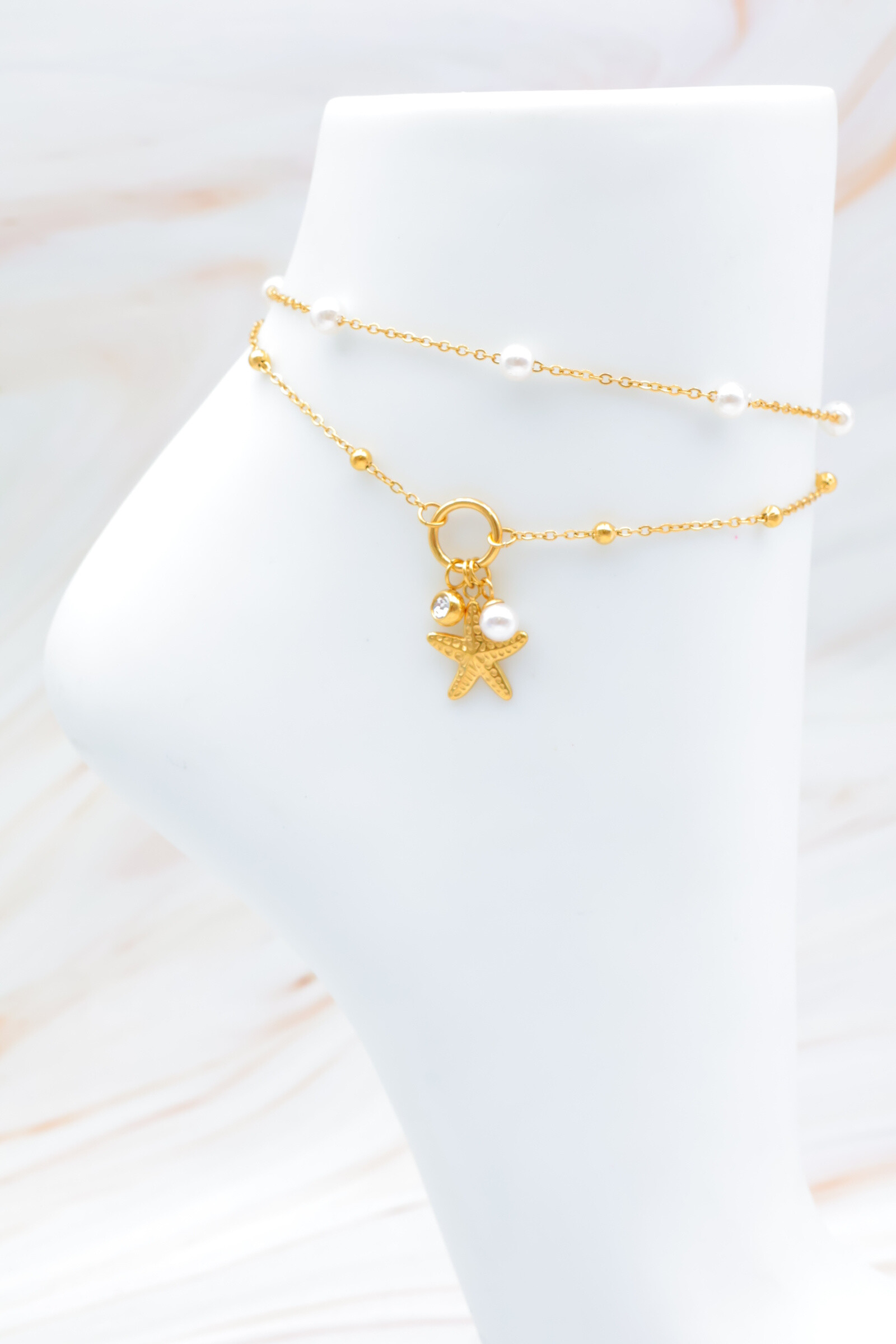 Grossiste Bijoux Mystères - Chaîne de cheville en acier inoxydable