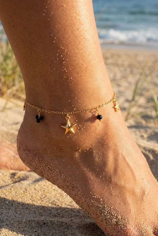 Mayorista Bijoux Mystères - Cadena de tobillo de acero inoxidable