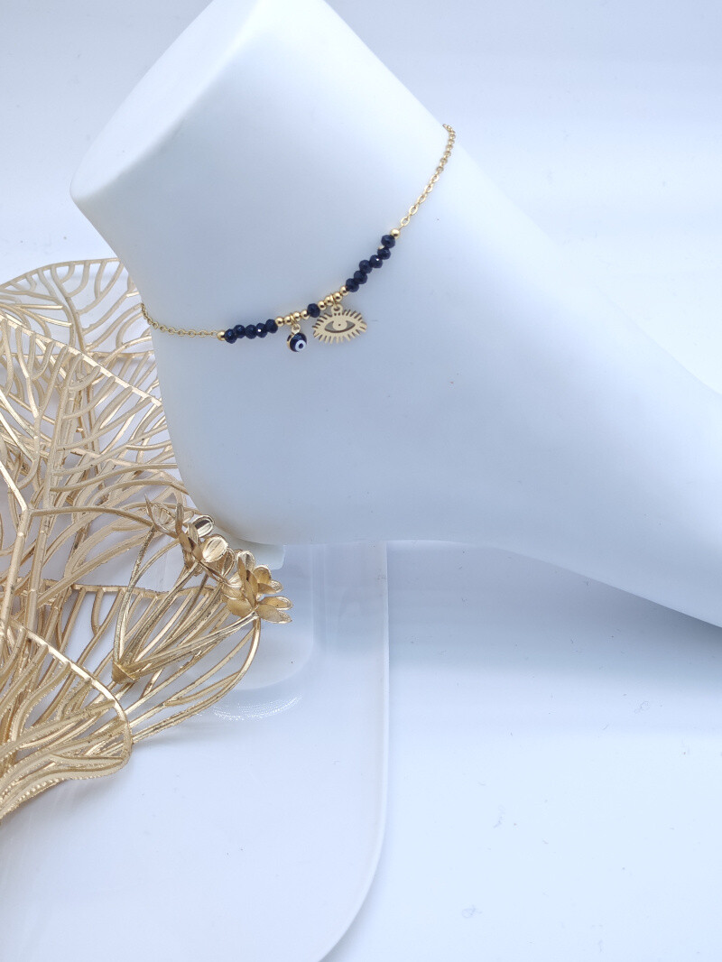 Grossista Bijoux Mystères - Catena per caviglia in acciaio inossidabile