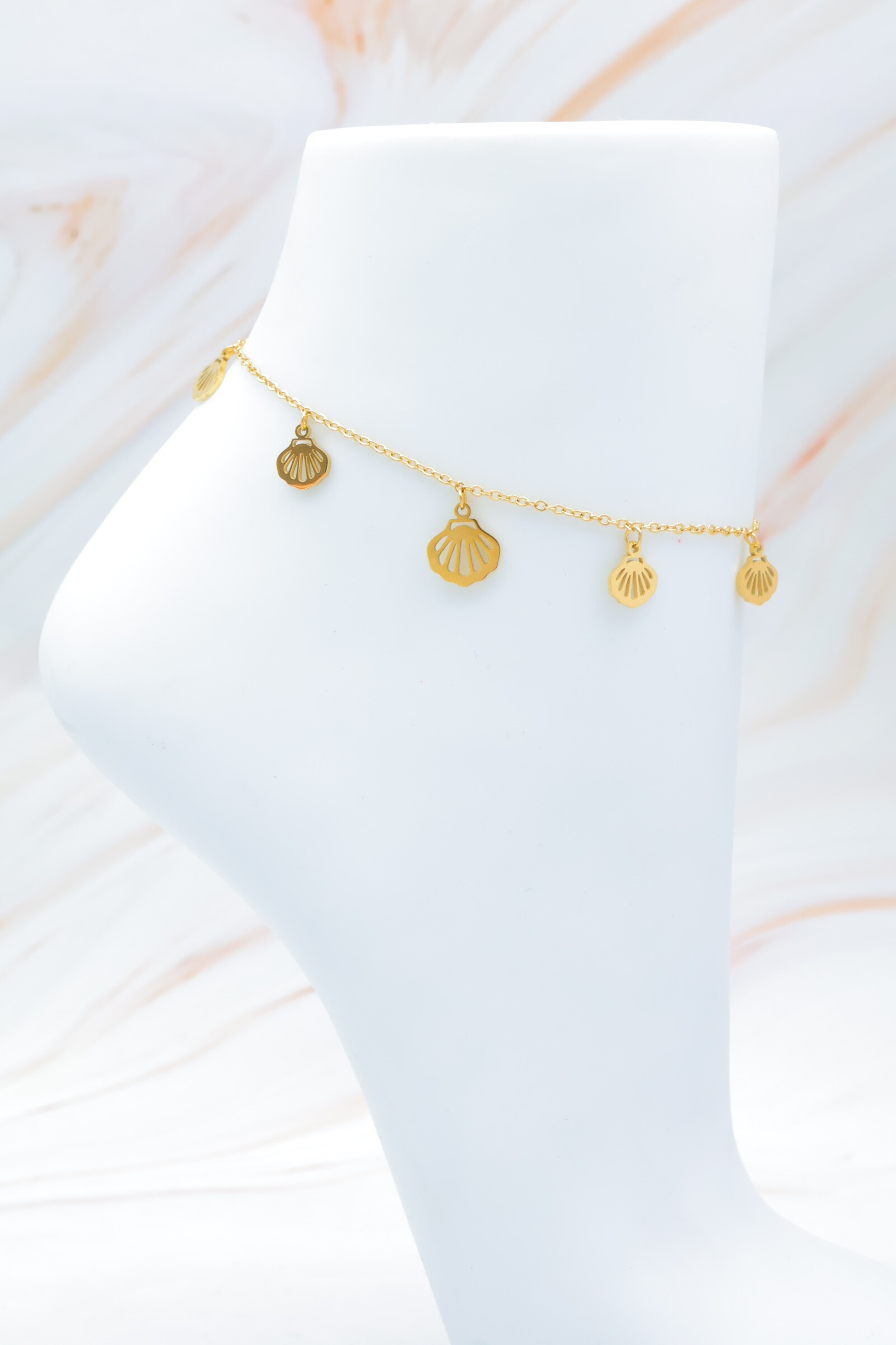 Wholesaler Bijoux Mystères - Stainless steel ankle chain