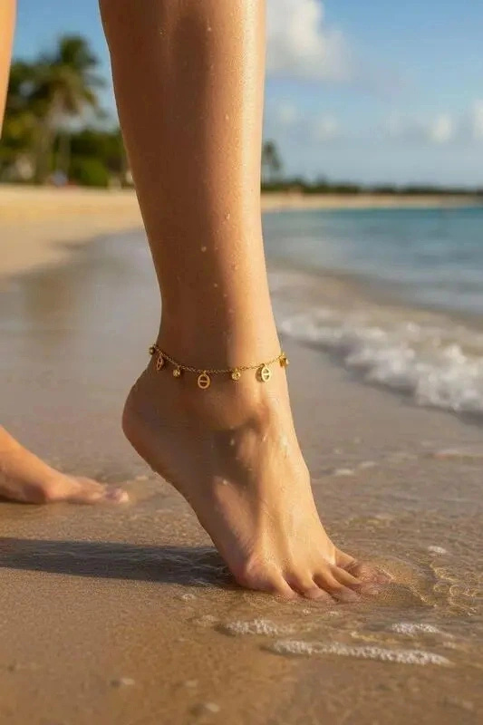 Mayorista Bijoux Mystères - Cadena de tobillo de acero inoxidable