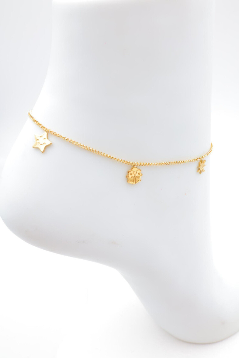 Grossista Bijoux Mystères - Catena da caviglia in acciaio inossidabile