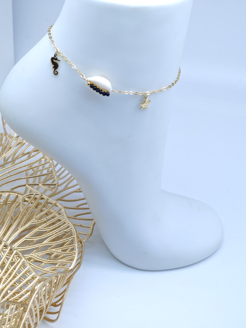 Grossista Bijoux Mystères - Catena per caviglia in acciaio inossidabile