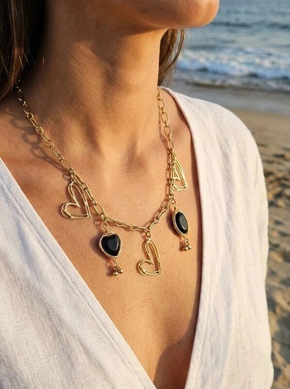 Mayorista Bijoux Mystères - Collar de acero inoxidable