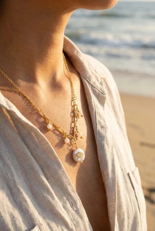 Grossista Bijoux Mystères - Collana in acciaio inossidabile