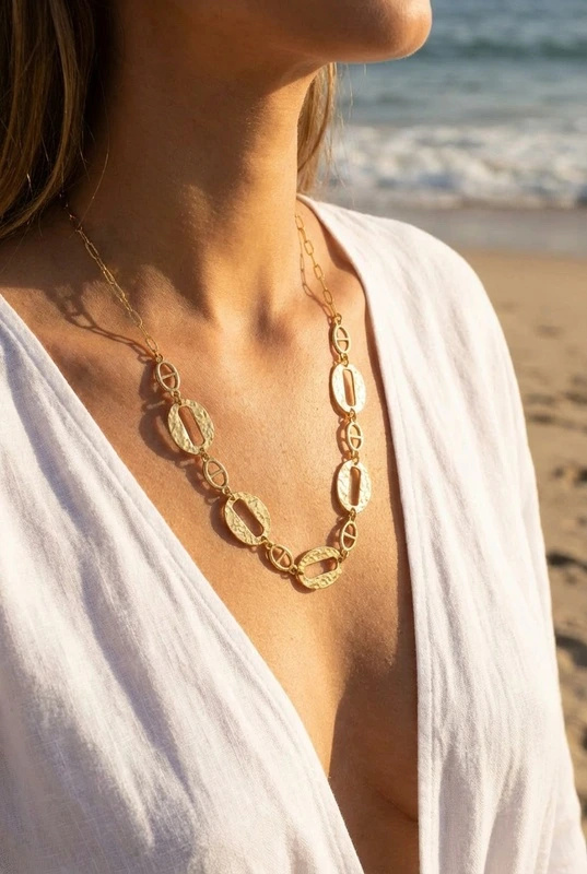 Mayorista Bijoux Mystères - Collar de acero inoxidable