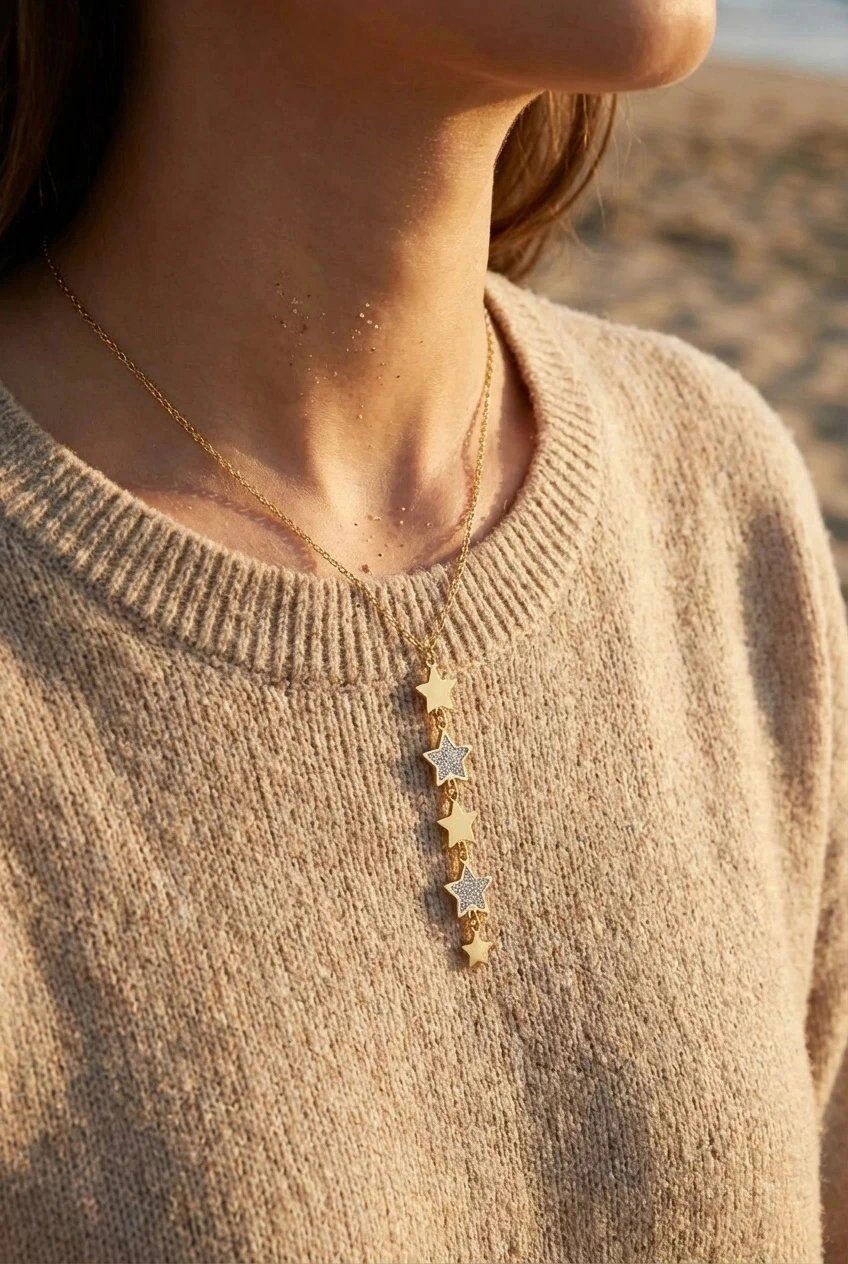 Grossiste Bijoux Mystères - Collier en acier inoxydable