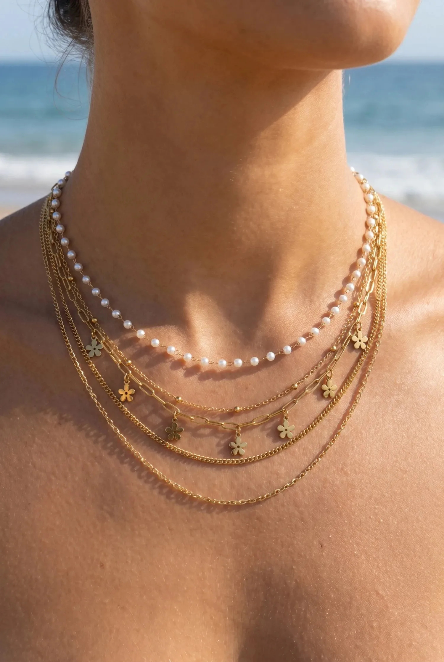 Mayorista Bijoux Mystères - Collar de acero inoxidable