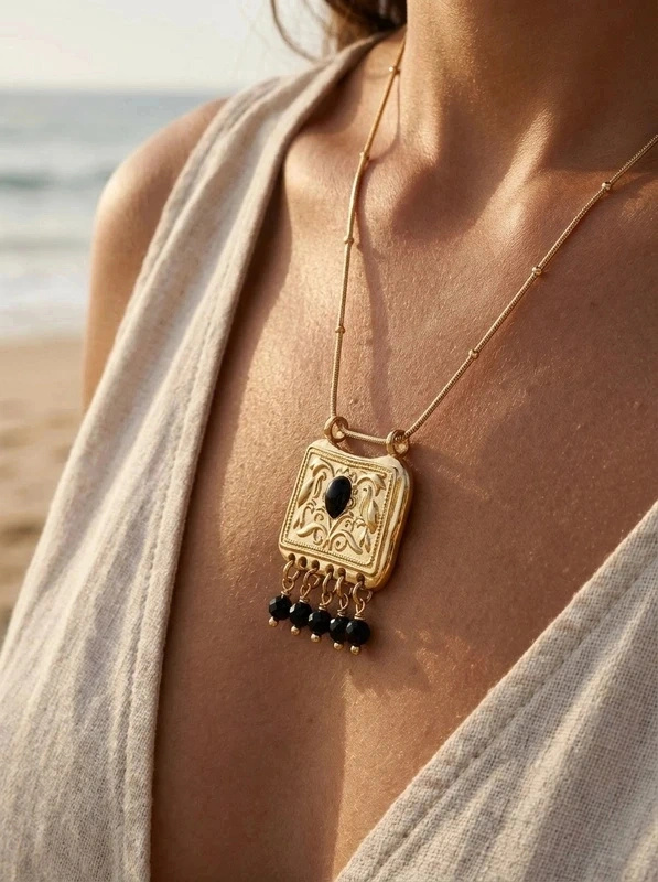 Mayorista Bijoux Mystères - Collar de acero inoxidable