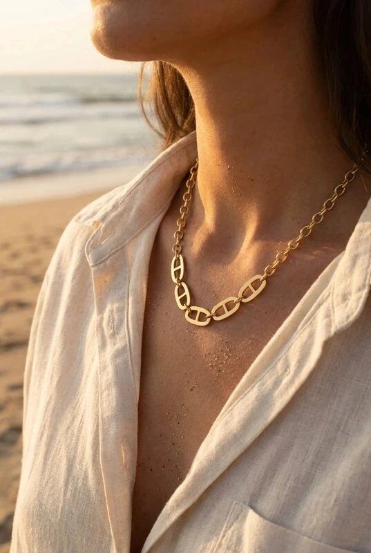 Grossista Bijoux Mystères - Collana in acciaio inossidabile