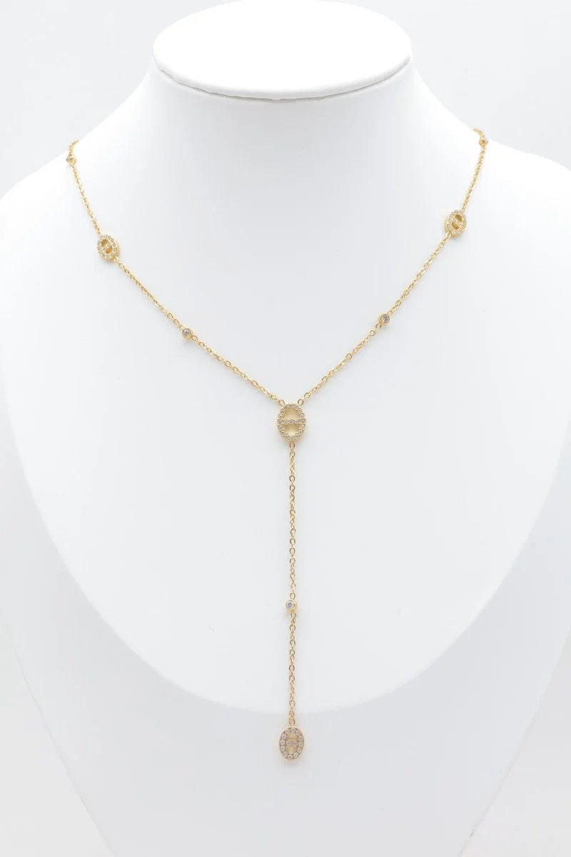 Großhändler Bijoux Mystères - Halskette aus Edelstahl