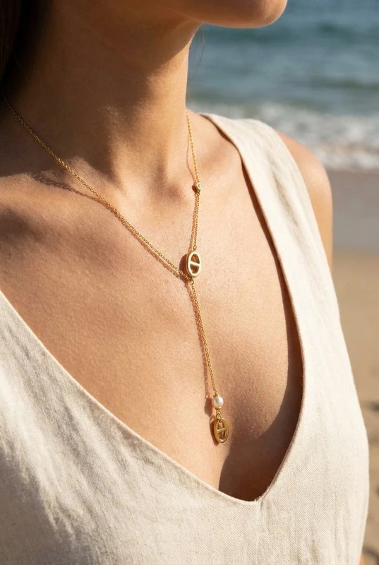 Mayorista Bijoux Mystères - Collar de acero inoxidable