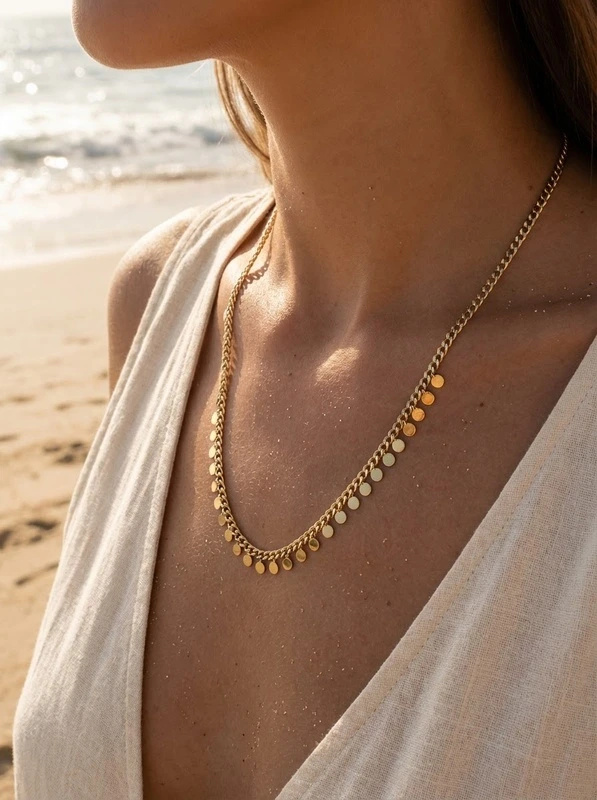 Mayorista Bijoux Mystères - Collar de acero inoxidable