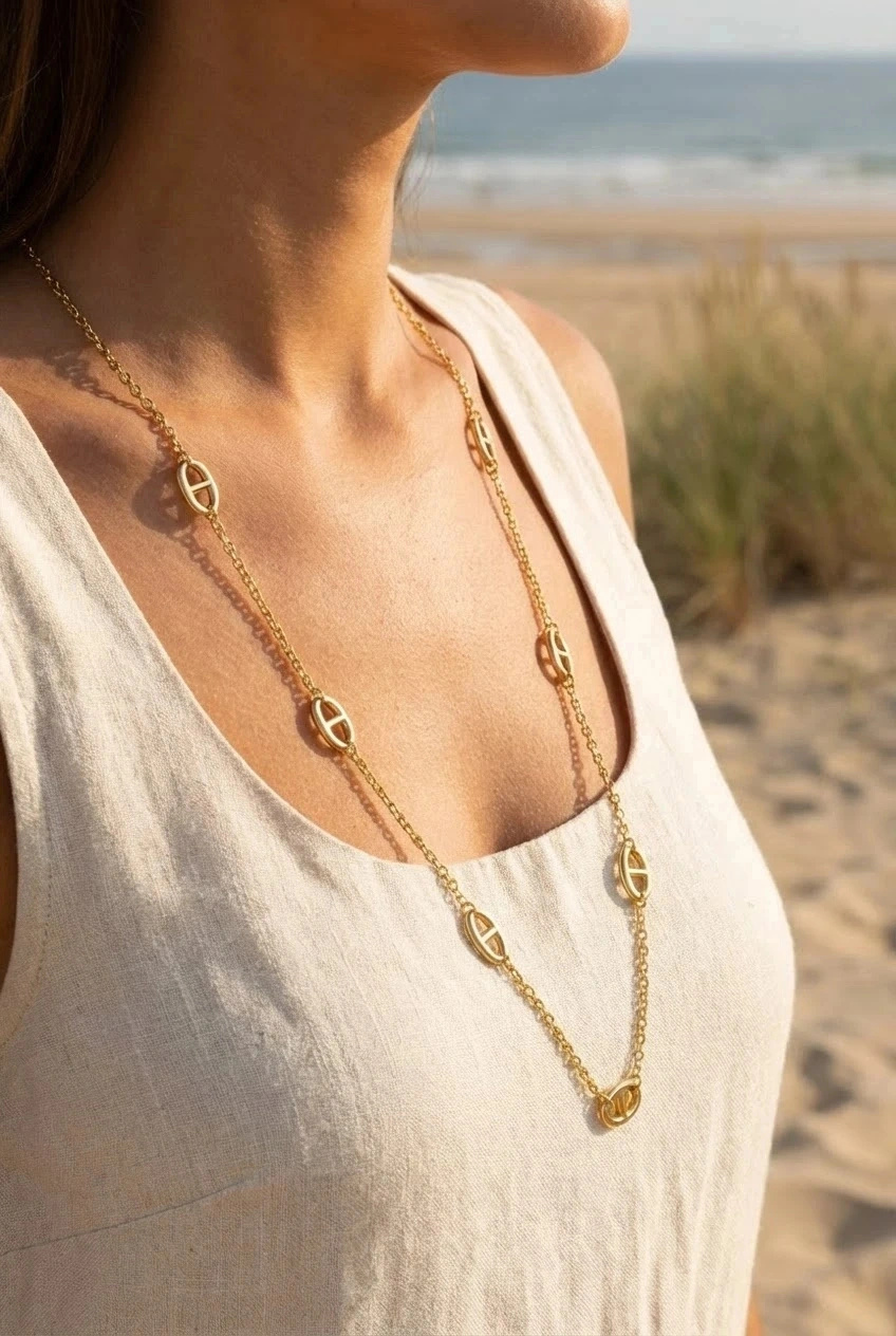 Grossiste Bijoux Mystères - Collier en acier inoxydable