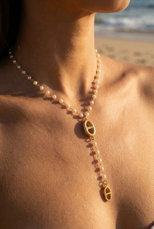 Mayorista Bijoux Mystères - Collar de acero inoxidable