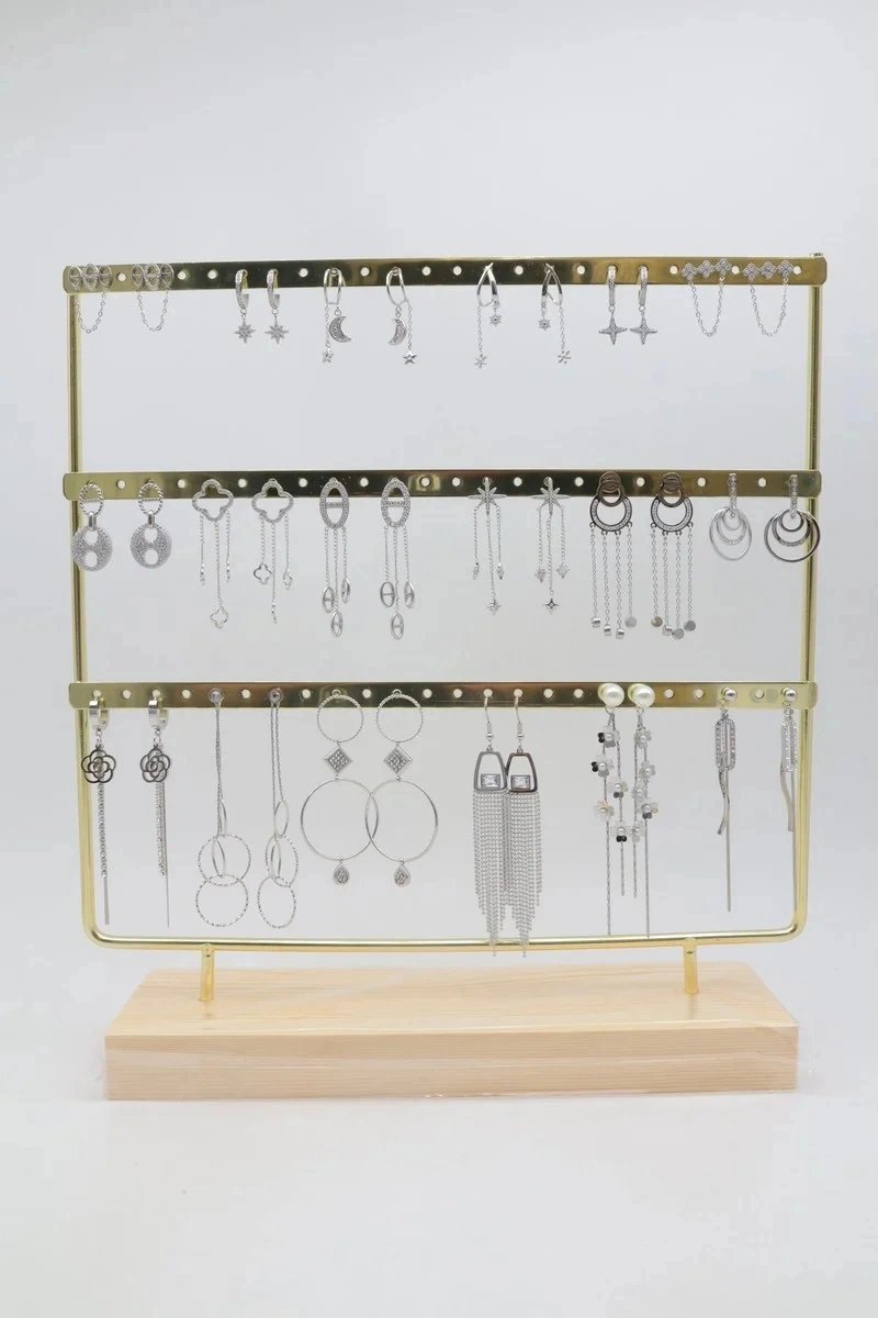 Grossista Bijoux Mystères - Set di 18 paia di orecchini con espositore Grossista Bijoux Mystères - Set di 18 paia di orecchini con espositore