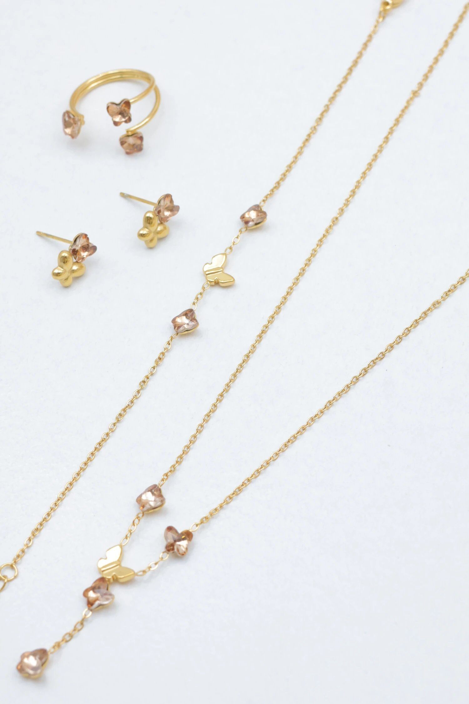 Grossiste Bijoux Mystères - Parure de bijoux en acier inoxydable