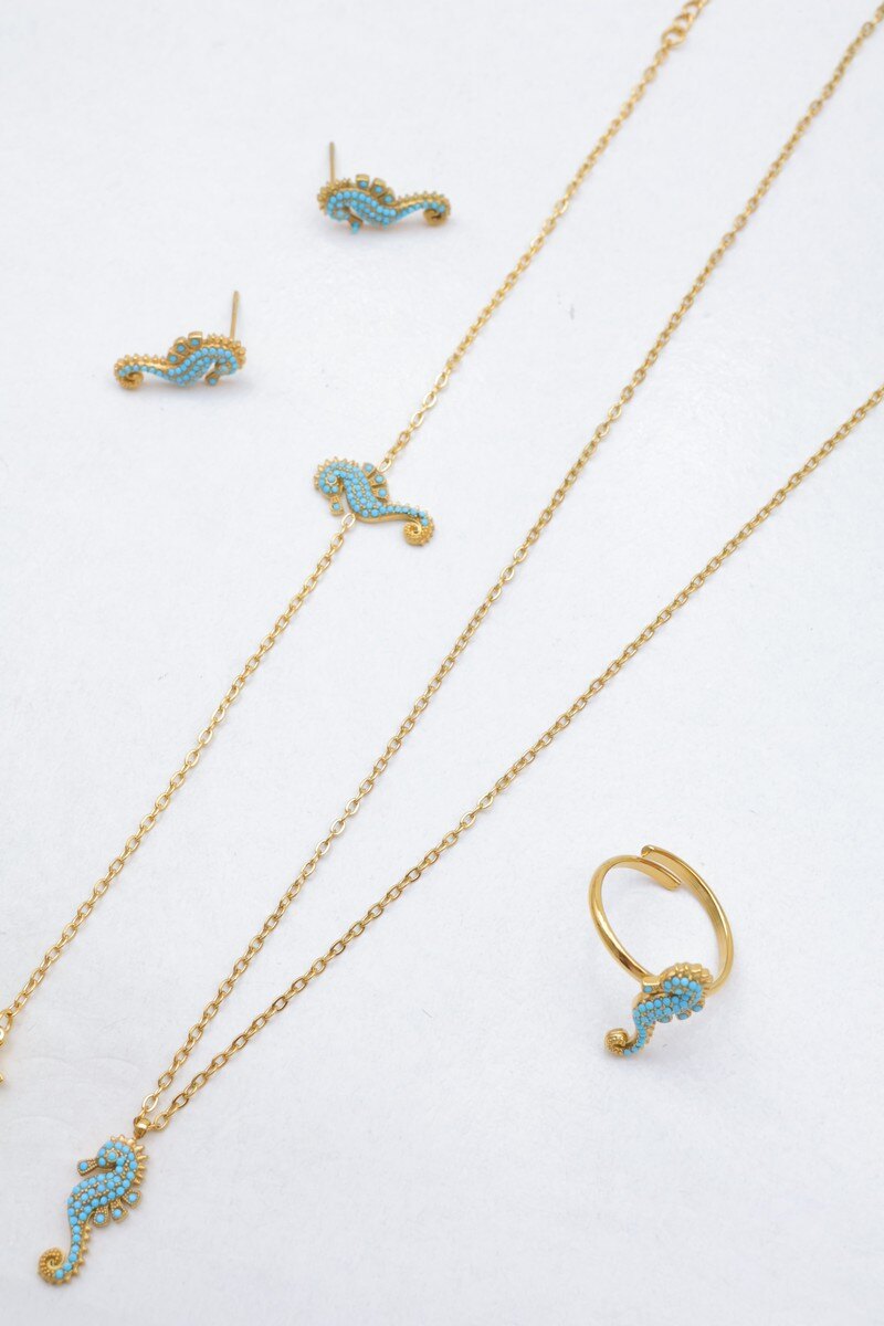 Mayorista Bijoux Mystères - Juego de joyas de acero inoxidable