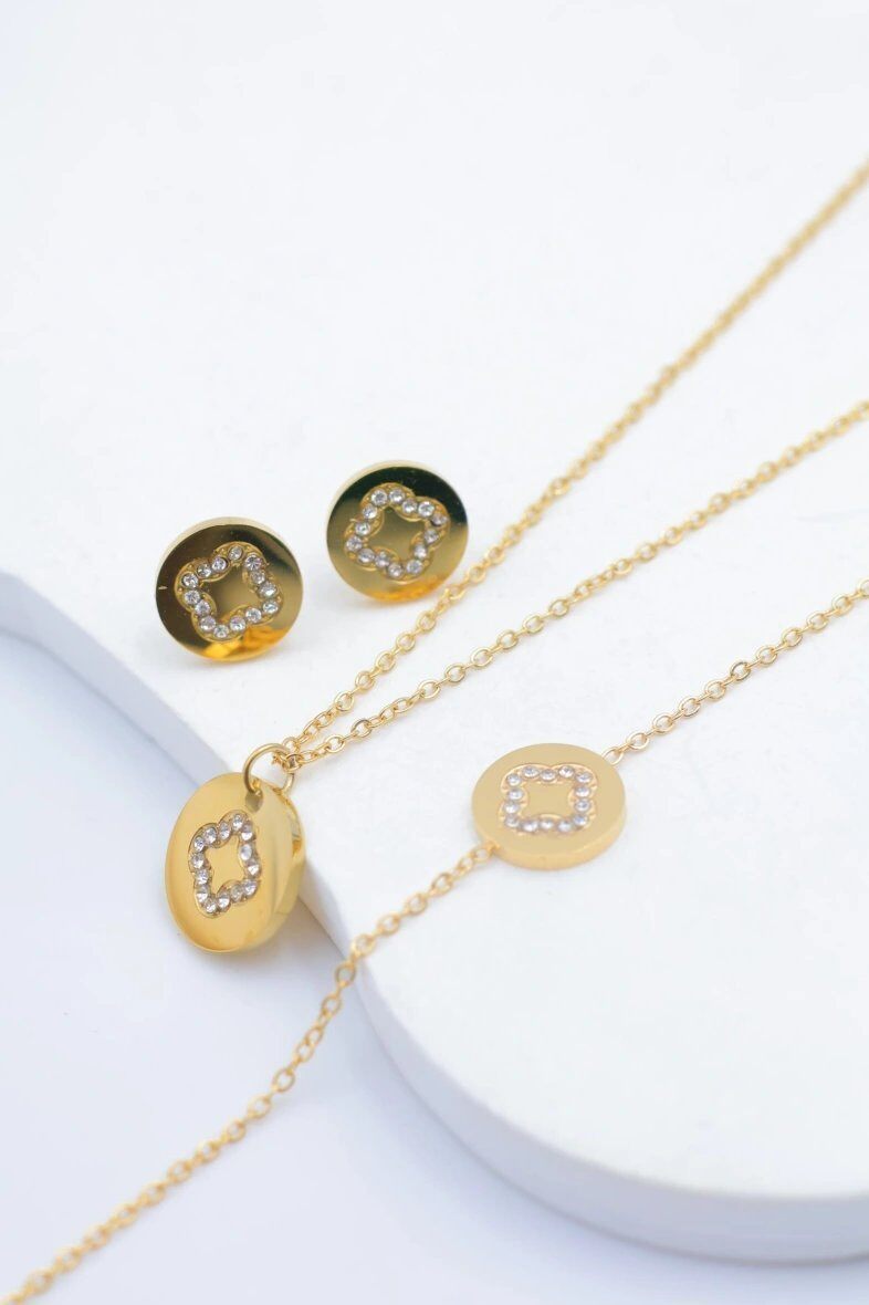 Grossiste Bijoux Mystères - Parure de bijoux en acier inoxydable