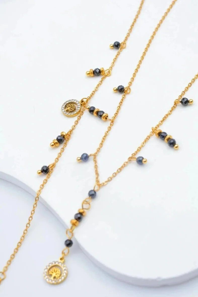 Grossiste Bijoux Mystères - Parure de bijoux en acier inoxydable