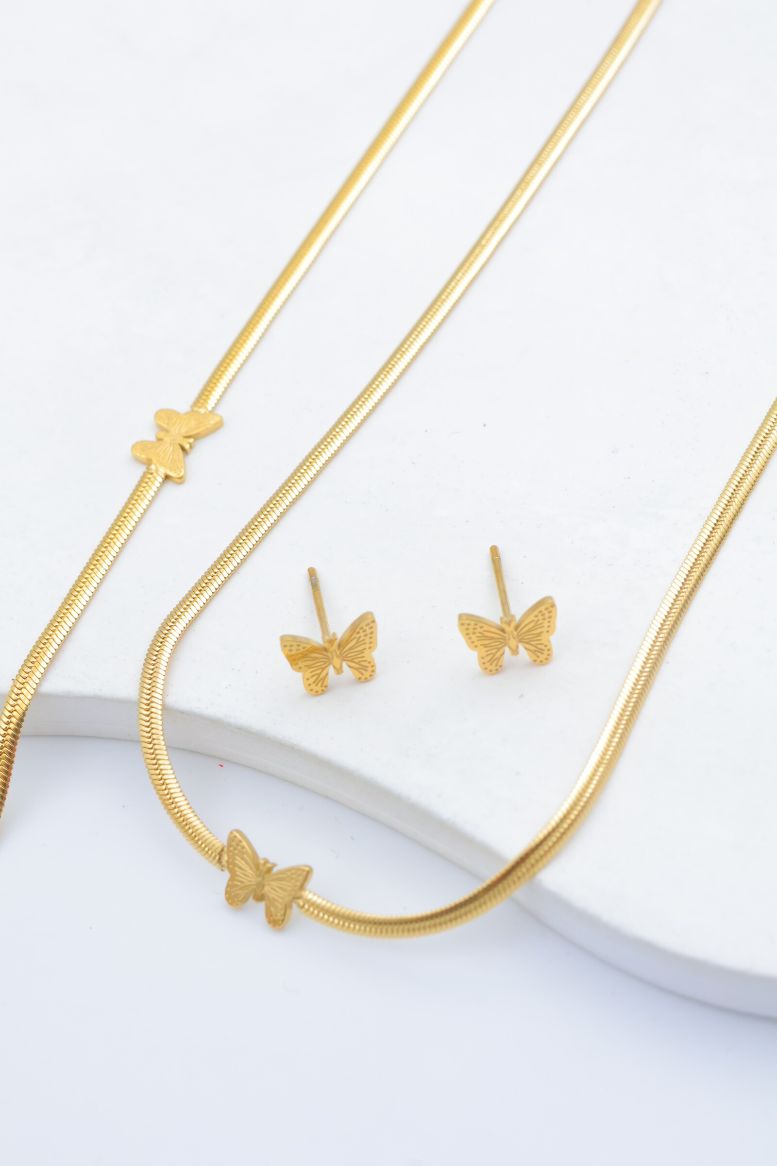 Mayorista Bijoux Mystères - Juego de joyas de acero inoxidable