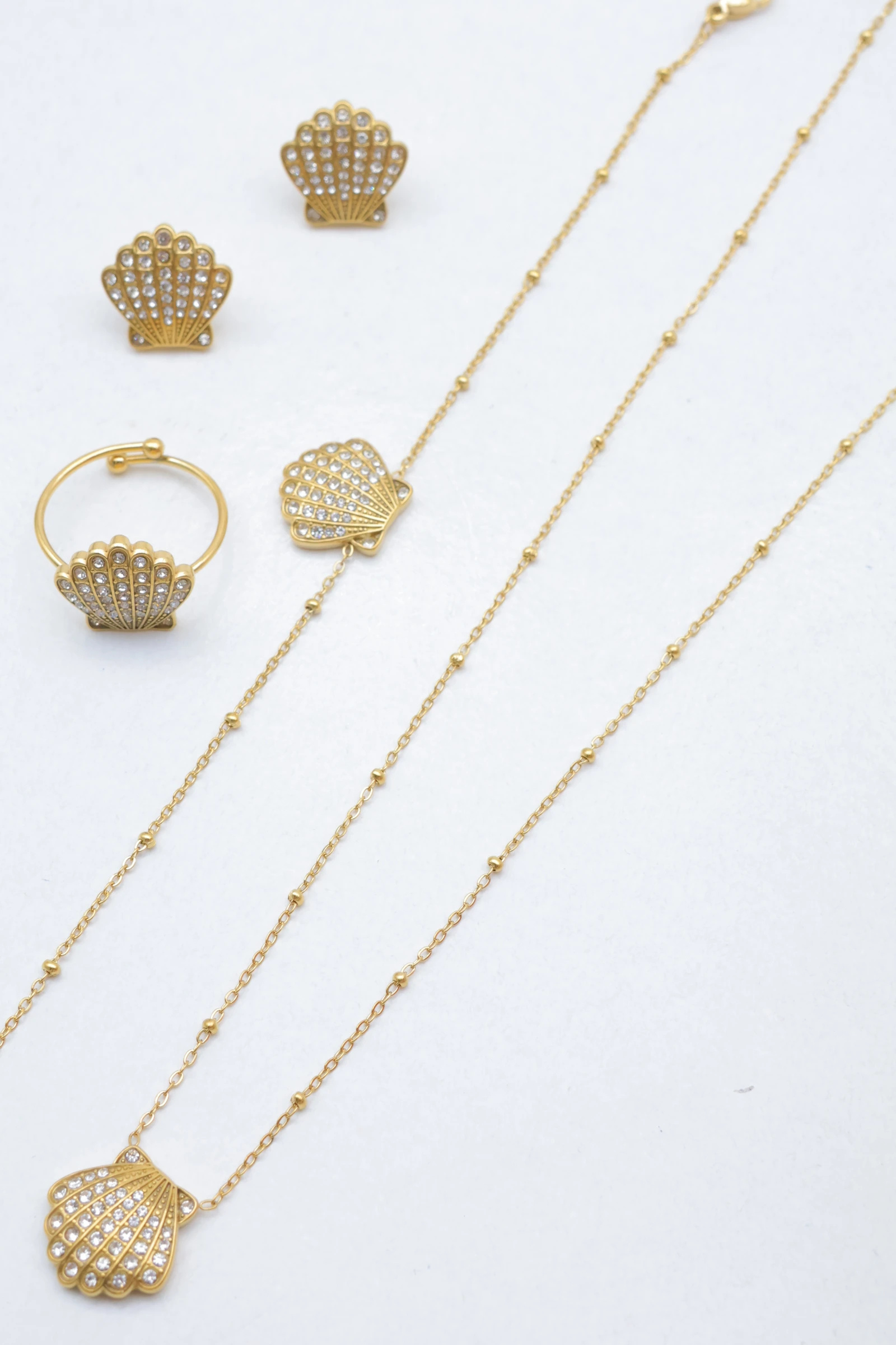 Großhändler Bijoux Mystères - Schmuckset aus Edelstahl