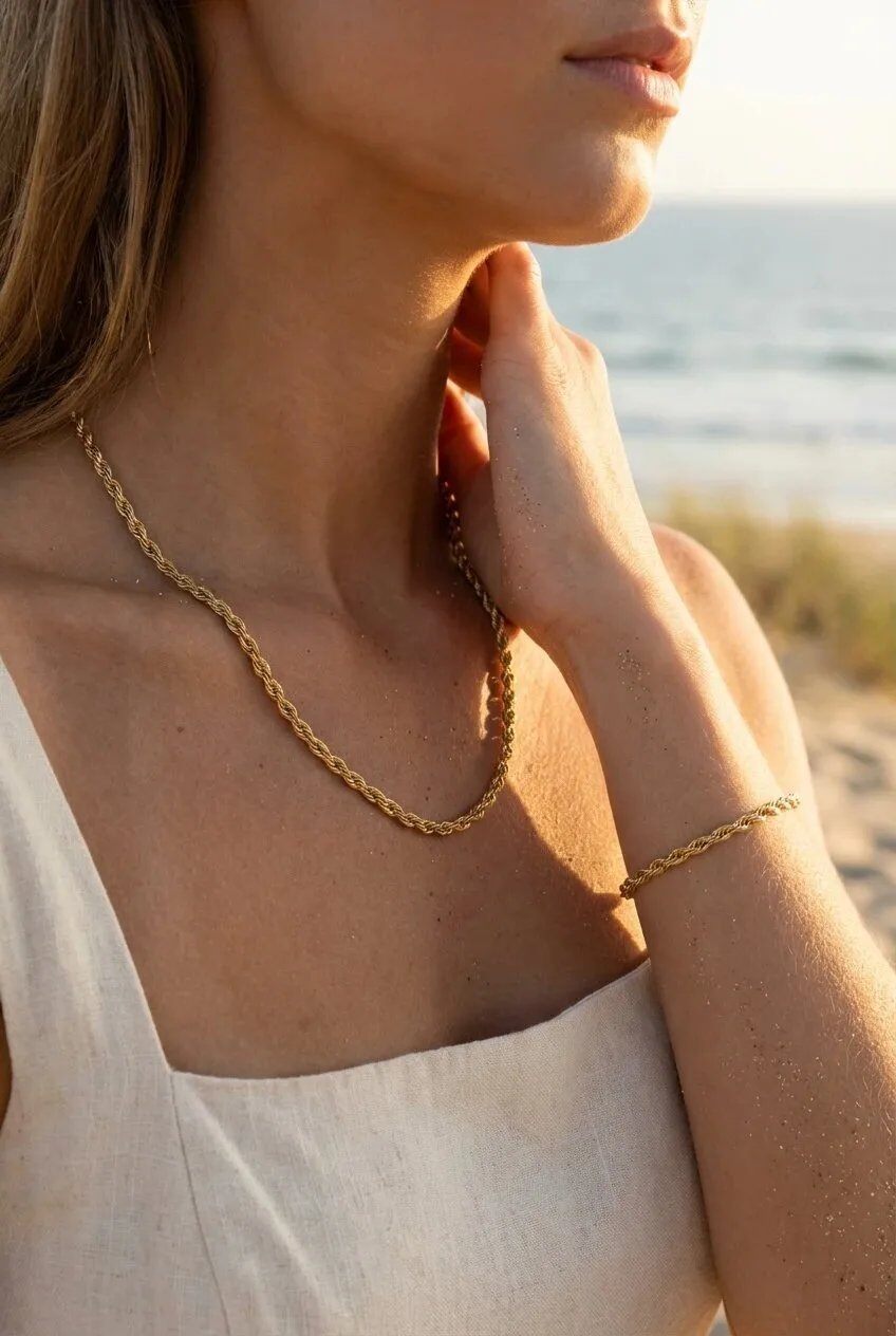 Grossiste Bijoux Mystères - Parure de bijoux en acier inoxydable