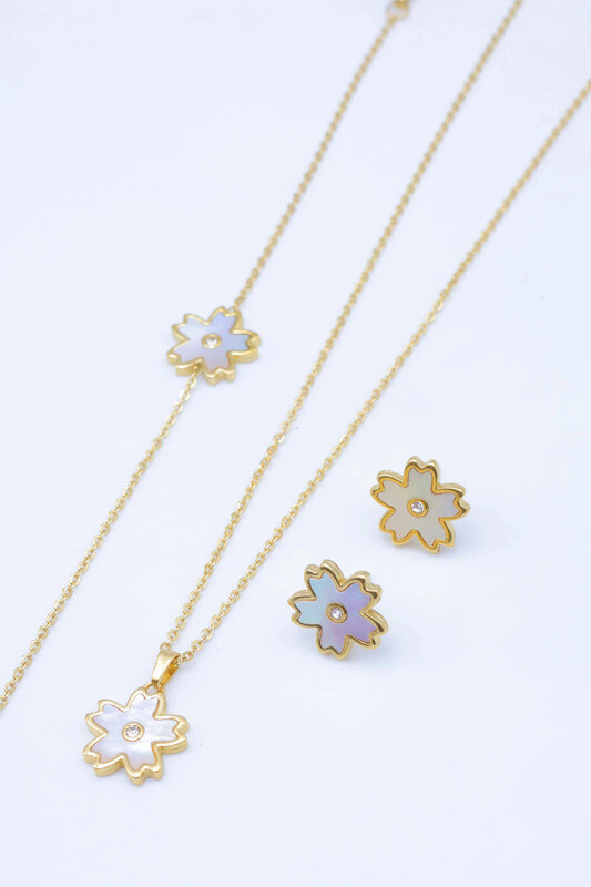 Wholesaler Bijoux Mystères - Stainless steel jewelry set