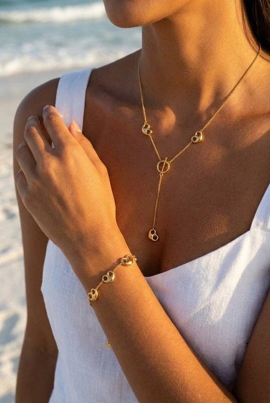 Grossiste Bijoux Mystères - Parure de bijoux en acier inoxydable