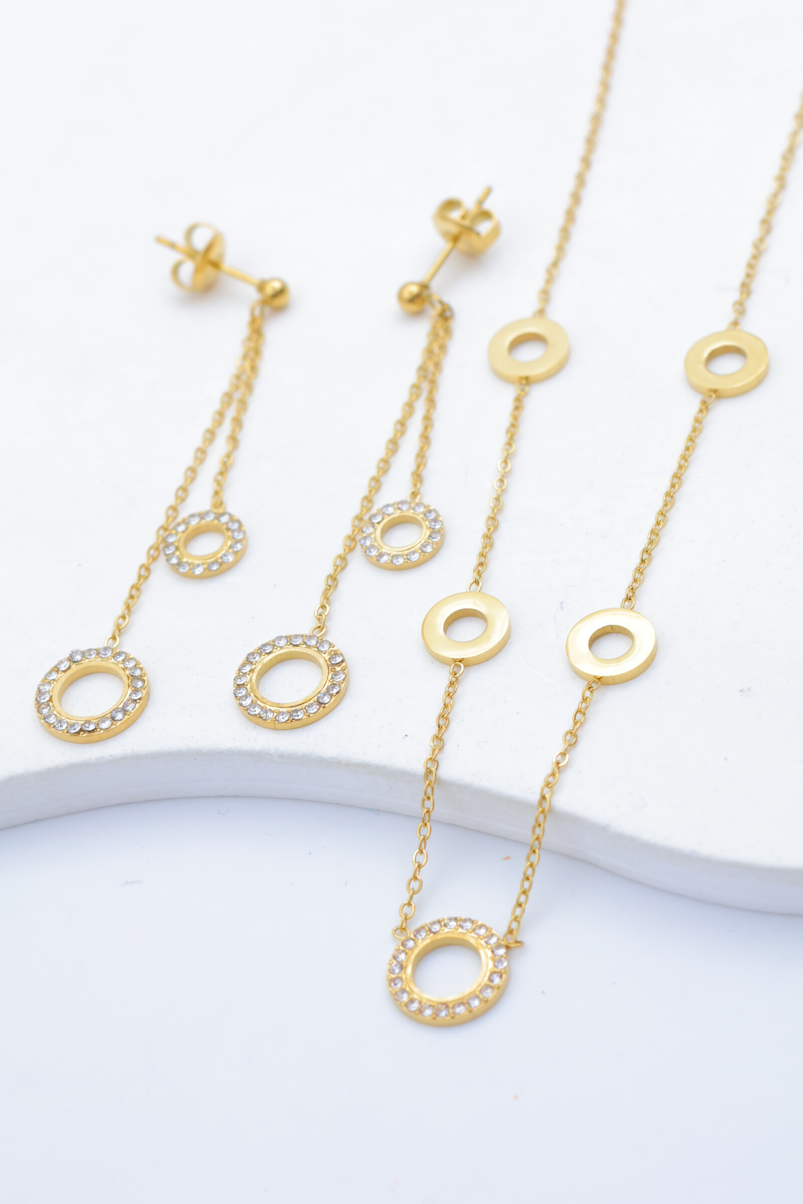 Grossiste Bijoux Mystères - Parure de bijoux en acier inoxydable